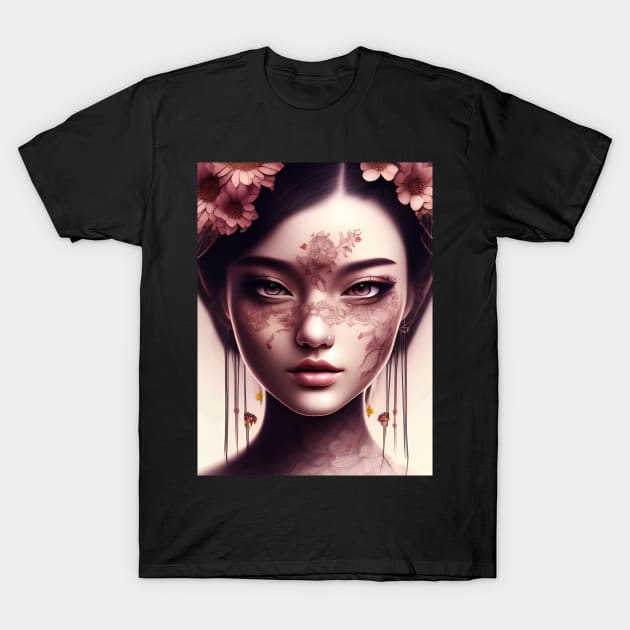 Dreaming of a beautiful Chinese Girl T-Shirt by animegirlnft